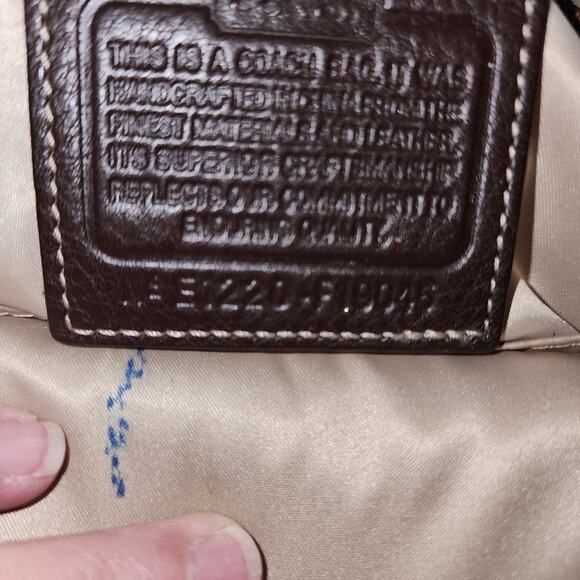 COACH GUC BROWN LEATHER PENELOPE SHOULDER BAG - Picture 6 of 8